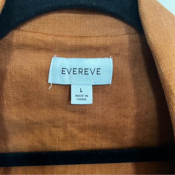 Evereve Alexa Double Breasted Linen Blend Blazer Jacket - Picture 7 of 15